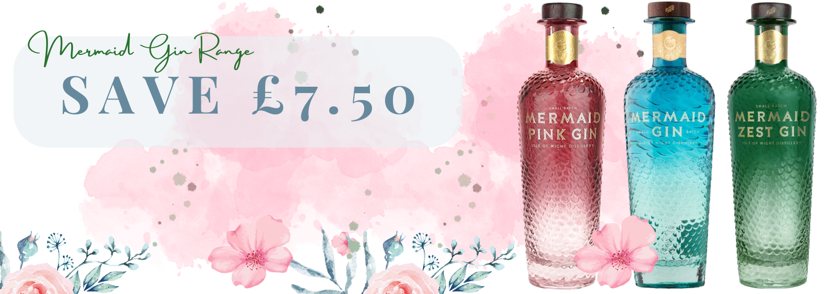 mermaid gin offers save £7.50